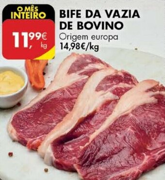 Pingo Doce Bife da Vazia de Bovino promoção