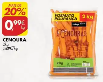 Pingo Doce Cenoura 2kg promoção