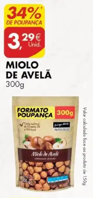 Pingo Doce Miolo de Avelã 300g promoção