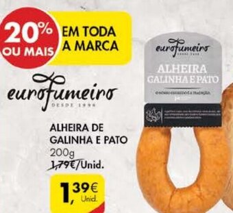 Pingo Doce Alheira de Galinha e Pato 200g promoção