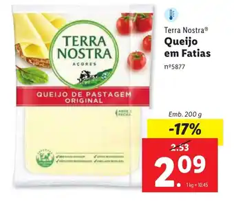 Terra Nostra Queijo em Fatias Emb. 200 g