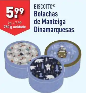 ALDI BISCOTTO Bolachas de Manteiga Dinamarquesas promoção