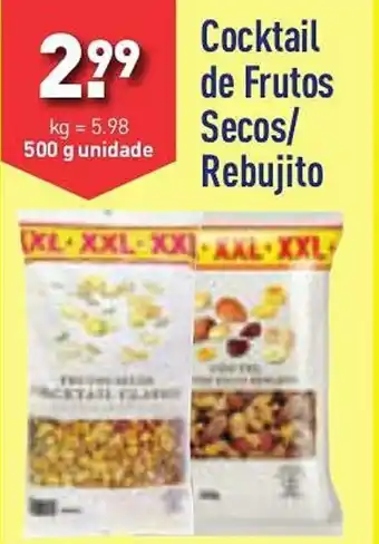 ALDI Cocktail de Frutos Secos/ Rebujito promoção
