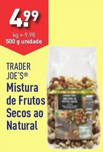 ALDI TRADER JOE'S Mistura de Frutos Secos ao Natural promoção