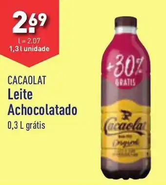 ALDI CACAOLAT Leite Achocolatado promoção