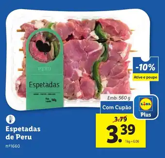 Lidl Espetadas de Peru Emb. 560 g promoção