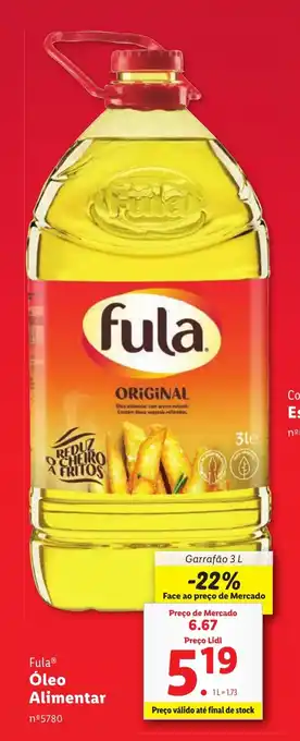 Lidl Fula Óleo Alimentar Garrafão 3 L promoção