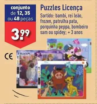 ALDI Puzzles Licença promoção