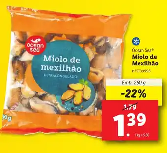 Lidl Ocean Sea Miolo de Mexilhão Emb. 250 g promoção