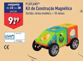 ALDI PLAYLAND Kit de Construção Magnético promoção