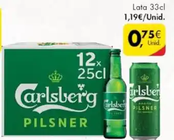 Pingo Doce Carlsberg Pilsner Lata 33cl promoção