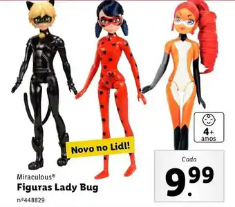 Lidl Miraculous Figuras Lady Bug promoção