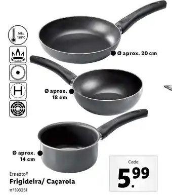 Lidl Ernesto Frigideira/ Caçarola promoção