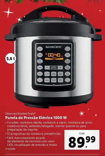 Lidl Silvercrest Kitchen Tool Panela de Pressão Elétrica 1000 W promoção