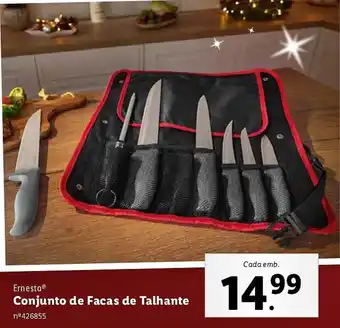 Ernesto Conjunto de Facas de Talhante