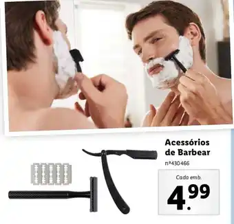 Lidl Acessórios de Barbear promoção