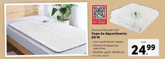 Lidl Silvercrest Personal Care Capa de Aquecimento 60 W promoção