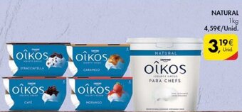 Pingo Doce Oîkos Natural 1kg promoção