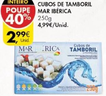 Pingo Doce Cubos de Tamboril Mar Ibérica 250g promoção