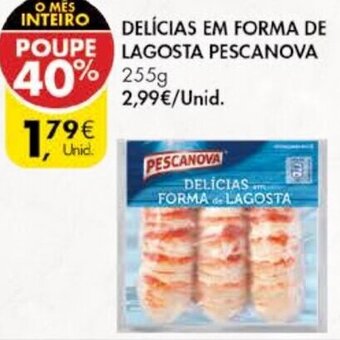 Pingo Doce Delícias em Forma de Lagosta Pescanova 255g promoção