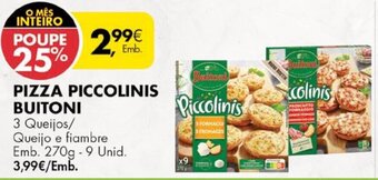 Pizza Piccolinis Buitoni 270g - 9 Unid