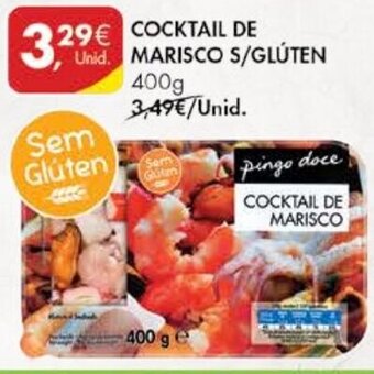 Pingo Doce Cocktail de Marisco S/ Glúten 400g promoção