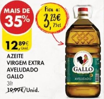 Pingo Doce Azeite Virgem Extra Aveludado Gallo 3lt promoção
