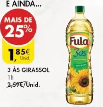 Pingo Doce 3 Às Girassol 1lt promoção