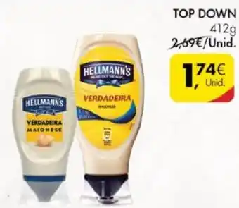 Pingo Doce Top Down Hellmann's 412g promoção