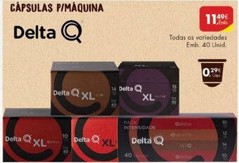 Cápsulas P/Máquina Delta Q 40 Unid