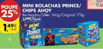 Pingo Doce Mini Bolachas Prince/Chips Ahoy promoção