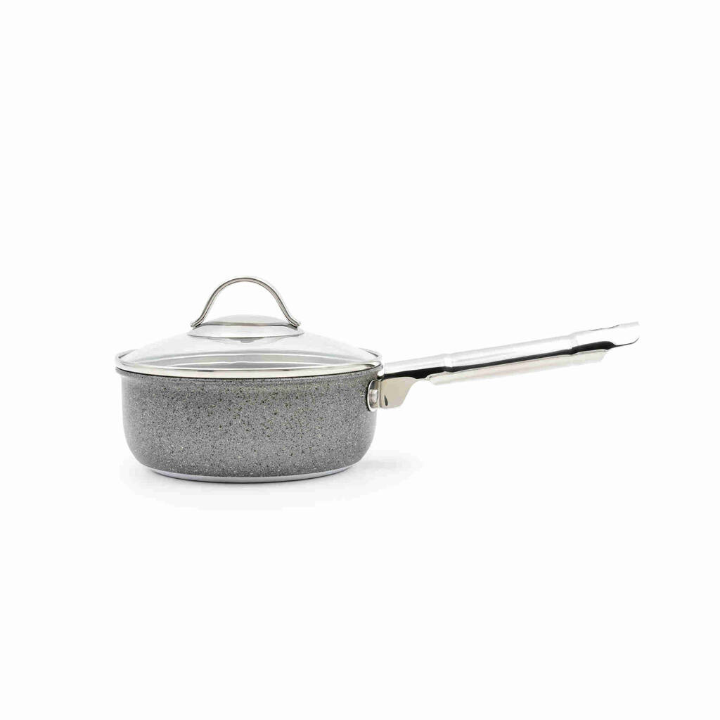 Continente Caçarola com cabo p/ forno alumínio 16cm cinza fit promoção