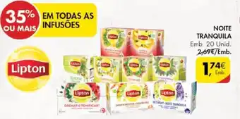Pingo Doce Lipton Noite Tranquila 20 Unid promoção