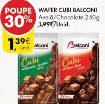 Wafer Cubi Balconi 250g