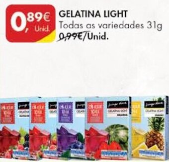 Pingo Doce Gelatina Light 31g promoção