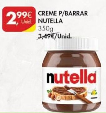 Pingo Doce Creme P/Barrar Nutella 350g promoção