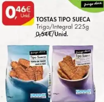 Pingo Doce Tostas Tipo Sueca 225g promoção