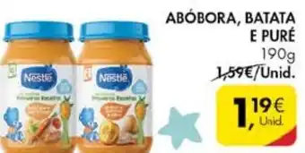 Pingo Doce Abóbora, Batata e Puré Nestle 190g promoção
