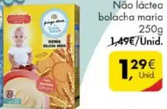 Pingo Doce Não Láctea Bolacha Maria 250g promoção