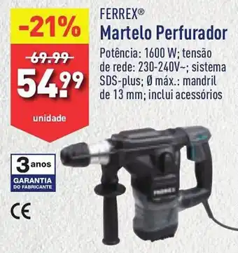 FERREX Martelo Perfurador