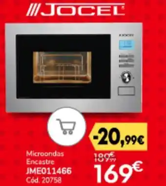 Conforama Microondas Encastre JME011466 Cód. 20758 promoção