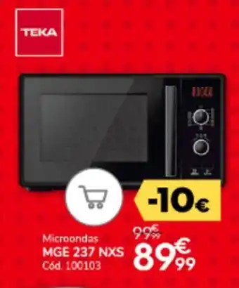 Conforama Microondas MGE 237 NXS 8999 promoção