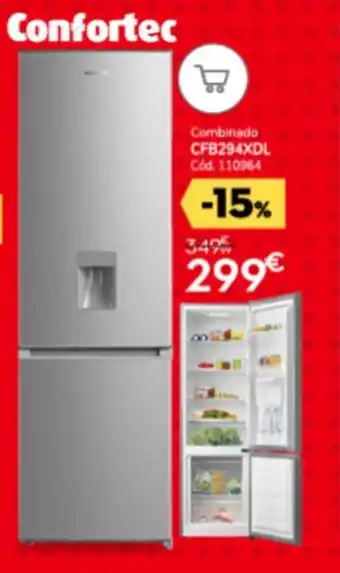 Conforama Confortec Combinado CFB294XDL Cód. 110964 promoção