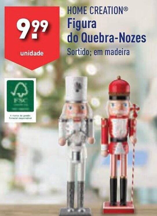 ALDI HOME CREATION Figura do Quebra-Nozes promoção