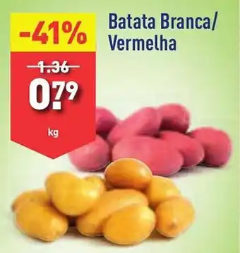 ALDI Batata Branca/ Vermelha promoção