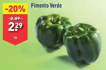 ALDI Pimento Verde promoção