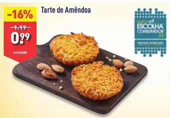 ALDI Tarte de Amêndoa promoção