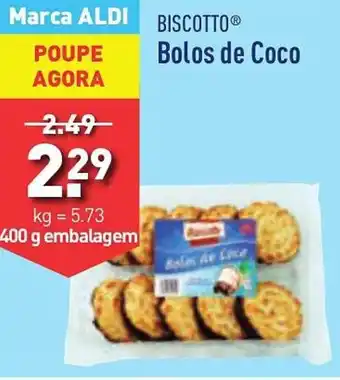 ALDI BISCOTTO Bolos de Coco promoção