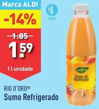 ALDI RIO D'ORO Sumo Refrigerado 1L unidade promoção