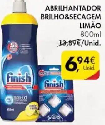 Pingo Doce brilhantador Brilho & Secagem Limão 800ml promoção